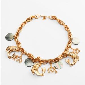ZARA FISH CHARM NECKLACE